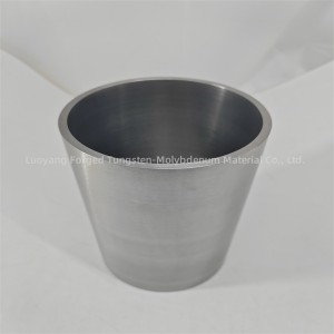 99.95% wolfram crucible tungsten container for ...