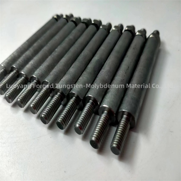 Molybdenum threaded screw